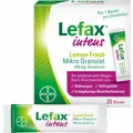 LEFAX intens Lemon Fresh Mikro Granul.250 mg Sim. 20 St PZN10537876