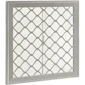 Globel Industries, Seitenfenster "62 x 62"  für Globel Industries Gerätehäuser "Skillion" "Dream" und "Lean-To", silber metallic, 62 x 62 cm