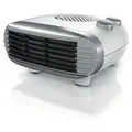 Brandson Heizlüfter 2000W, einstellbares Thermostat, Überhitzungsschutz, Automatische Abschaltung, 3 Leistungsstufen, Weiß/Silber - Silber/Weiß