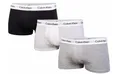 Calvin Klein Unterwäsche Boxershorts Low Rise Trunk (Baumwolle) mehrfarbig schwarz/weiss/grau Herren - 3 Stück, Größe: XL