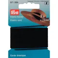 (0.83 EUR/Mtr.) PRYM Elastic-Kordel / Hutgummi - 1,5 mm schwarz