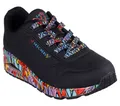 Skechers Damen sneaker UNO RAVAGED LOVE 177918 BKMT