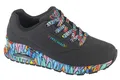 Sneaker Damen, Skechers Uno - Ravaged Love, Schwarz