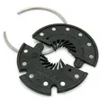 windmeile | PAS D05 Magnetscheibe für KM-DH Pedalsensor, 12 Magnete, für 4-Kant Innenlager, E-Bike Elektro Fahrrad Pedelec 24V/36V/48V - Schwarz