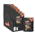 Rosewood Salmon Fillet Strips Large – Weicher Hundesnack mit 97 Prozent Lachs, proteinreich und fettarm, ohne Getreide und Gluten, ohne künstliche Zusatzstoffe (6x150 g)
