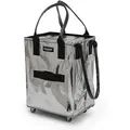 Shopper mit Rollen, medium Hulken Bag Hulken silberfarben, Designer Alex & Yoni Sheleq, 40x56x30 cm