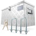 Alu-Transport-Box I Anhänger-Alu-Deichsel-Box-Kiste I 615x265x300 mm