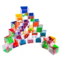 24er Set Geduldsspiele Mini Knobelspiele Geschicklichkeitsspiele für Kinder & Erwachsene, Mitgebsel Kindergeburtstag, 4cm, verschiedene Level