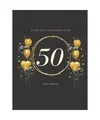 Gästebuch 50 Geburtstag: Buch zum Eintragen für Glückwünsche und die schöns