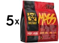 5 x Mutant Mutant Mass, Strawberry Banana - 2270g (14,10 EUR/kg)