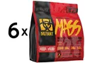 6 x Mutant Mutant Mass, Strawberry Banana - 2270g (13,95 EUR/kg)