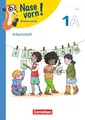 Nase vorn! - Lehrwerk für Mathematik - Ausgabe 2023 - 1. Schuljahr: Arbeitsheft - Teil A und B - Mit Kartonbeilagen und digitalen Medien