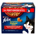 Purina Felix Sensations Gelees Geschmacksvielfalt vom Land in aromatischem Gelee 24x85g