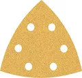 Bosch 50x EXPERT C470 Schleifblatt (für Farbe auf Holz, Hartholz, Ø 93x93 mm, Körnung 60, Professional Zubehör Deltaschleifer)