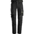 Snickers Workwear AllroundWork, 6341, Arbeitshose mit praktischen Taschen (Schwarz, 48)