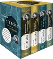 Friedrich Nietzsche, Werke in vier Bänden (Menschliches, Allzu Menschliches - Also sprach Zarathustra - Jenseits von Gut und Böse - Götzendämmerung/Der Antichrist/Ecce Homo) (4 Bände im Schuber)