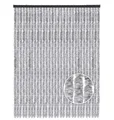 Arsvita Türvorhang Flauschvorhang 120x220cm (1 St), Ösen, blickdicht, Insektenschutz Vorhang für Terrasse, Balkon, Pavillon, Camping