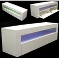 Apex - Led Lowboard Tv-schrank 155 Fernsehschrank Hochglanz Weiß 57045