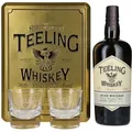 Teeling Whiskey SMALL BATCH Irish Whiskey Rum Cask 46% Vol. 0,7l in Tinbox mit 2 Gläsern