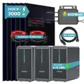 SUNNIVA® 3000W Balkonkraftwerk mit 6,72 kWh Speicher MARSTEK 3x B2500-D BIFAZIAL