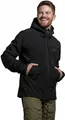 Tatonka Marto Mens Recco Hooded Jacket black - Größe XXL