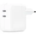 Apple Dual USB-C Power Adapter MW2K3ZM/A, 35 Watt, Ladegerät, weiß