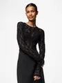 pieces Spitzenshirt PCHAZEL LS LACE TOP NOOS