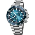 Oris Aquis Chronograph Smiley Face" 01 771 7793 4155-07 8 23 01PEB" - blau,silber - 43,5mm