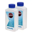 2x 250ml Philips SENSEO CA6520/00 Flüssig-Entkalker Kaffeemaschine Reinigung Set