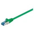 Goobay CAT 6A Patchkabel, S/FTP PiMF, grün (S/FTP, CAT6a, 50 m) (65557)
