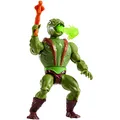 MASTERS OF THE UNIVERSE ORIGINS Kobra Khan Actionfigur - 16 bewegliche Gelenke, Retro-Verpackung und Mini-Comic-Heft, für Fans ab 6 Jahren und erwachsene Sammler, HKM65