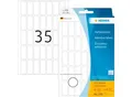 Vielzwecketiketten Herma, 12 x 30 mm, selbstklebend, permanent, matt, 1120 Stück, weiß