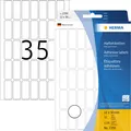 2-60x HERMA Vielzweck-Etiketten, 12 x 30 mm, weiß, Großpackung SPARE BIS ZU 55%