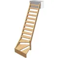 Kordo Treppe 1/4 Gewendelt Rechts Fichte Normandie