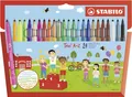 STABILO Fasermaler Trio A-Z 24er Karton-Etui(S)