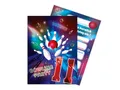 Limonia 12 Einladungskarten zum 11. Kindergeburtstag Motto Bowling neon Feier Fest Einladung Set Geburtstag Mädchen Kinder Jungs Jungen Boys Teenies