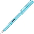LAMY Füller Safari Himmel HELLBLAU Füllfederhalter Füllhalter Edelstahl Feder M
