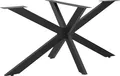 Tischgestell ‘Oberau’ für Couchtisch Beistelltisch Stahl 98 x 58 x 43 cm Schwarz