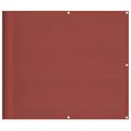 vidaXL Balkon-Sichtschutz Terrakotta 90x1000 cm 100% Polyester-Oxford, Balkonsichtschutz, Balkonbespannung, Balkon Windschutz, Sichtschutz