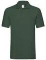 Fruit of the Loom Herren Poloshirt, Grün (Bottle Green), X-Large