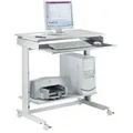 Pc-arbeitstisch H720-1100xb900xt500mm Lichtgrau, Ral 7035 Fahrbar