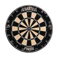 HOME DELUXE Dartscheibe FINISH 45,1 x 45,1 x 4 cm, Dartboard inkl. Dartpfeilen, Grau