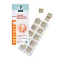 BADERs PROTECT Ingwer Kaugummi aus der Apotheke. Mit den Scharfstoffen der Gingerole. Ideal auch bei Reisen. Ingwer-Orangengeschmack. 20 Kaugummi-Quadrate