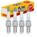 4er Angebots-Set: Zündkerze NGK DCPR9E, [2641] Standard