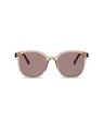 Kapten & Son Sonnenbrille Nairobi Transparent Hazel Brown | Sonnenbrille Damen & Herren Braun mit Sonnen- und UV-Schutz | Stylische, runde Gläserform | Unisex Sunglasses