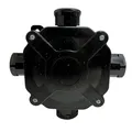 Abzweigdose Abzweigkasten IP67 schwarz Verteilerdose Klemmdose Feuchtraum IP 65 55