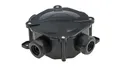 Hermetische Box PH PG16 75x75x33 5x4mm2 IP67 schwarz A.0035C