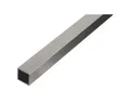 Alberts Profil Alberts 472863 Vierkantrohr, Aluminium, natur, 1000 x 25 x 25 mm, Alberts Vierkantrohr Aluminiumrohr Quadratrohr Hohlprofil Aluminium 10