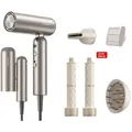 DREAME Pocket Pro Haartrockner,3 klappbare Formen,300g,110K U/min Motor,300M negative Ionen/cm3,konstant 57°C,40s NTC-Trocknung,2026 Neue Version... - Gold