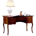 JVmoebel Schreibtisch Italienische Klassisches Holz Möbel Luxus Schreibtisch Büromöbel Stil, Made in Europa braun